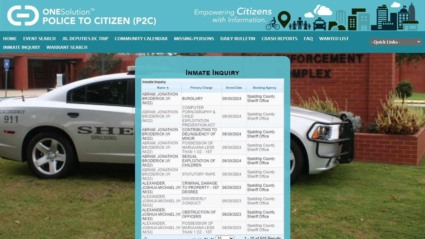 Spalding County Sheriff's Office P2C