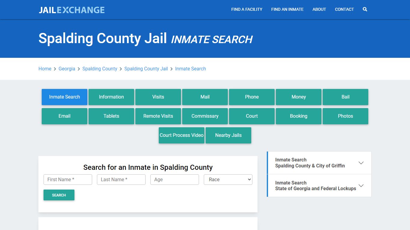 Spalding County Jail, GA Inmate Search: Roster & Mugshots